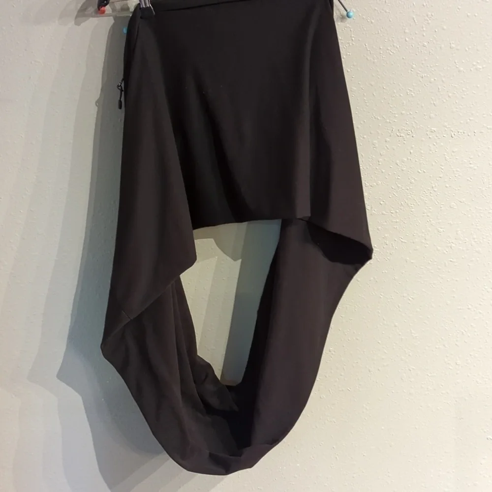 Beyond Yoga Infinity Warm Scarf Zip Pocket Black